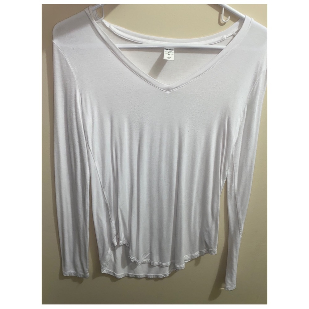 Long sleeve white blouse